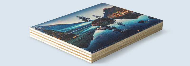 stampare foto su legno con Wood Panel