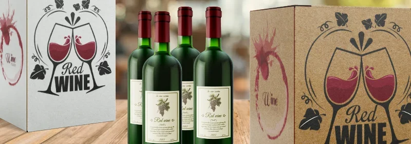 scatole cartone ondulato per il vino